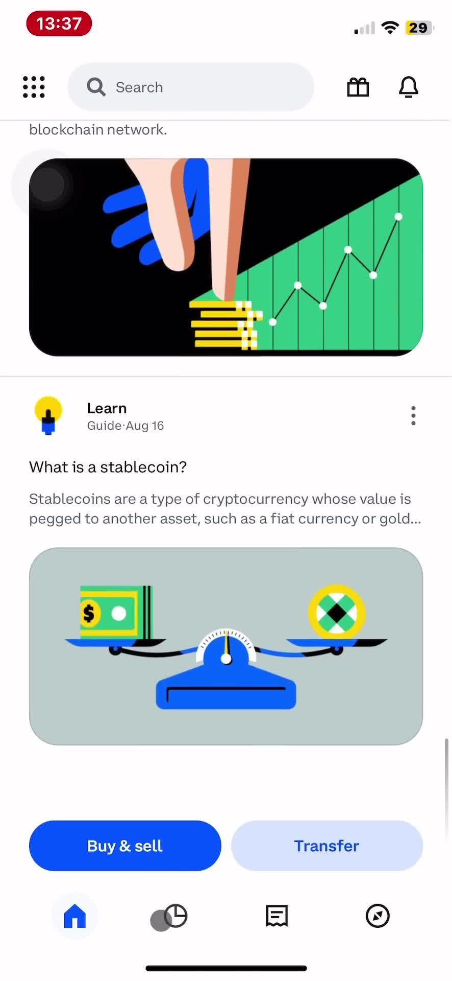 General browsing on Coinbase video thumbnail