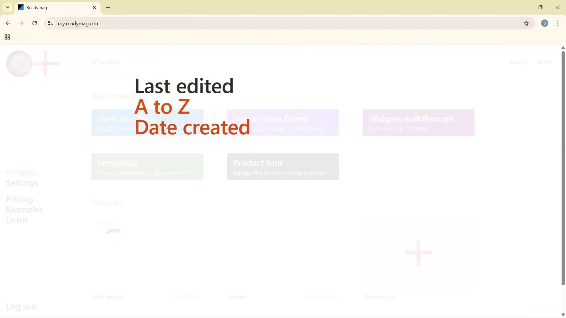 General browsing screenshot