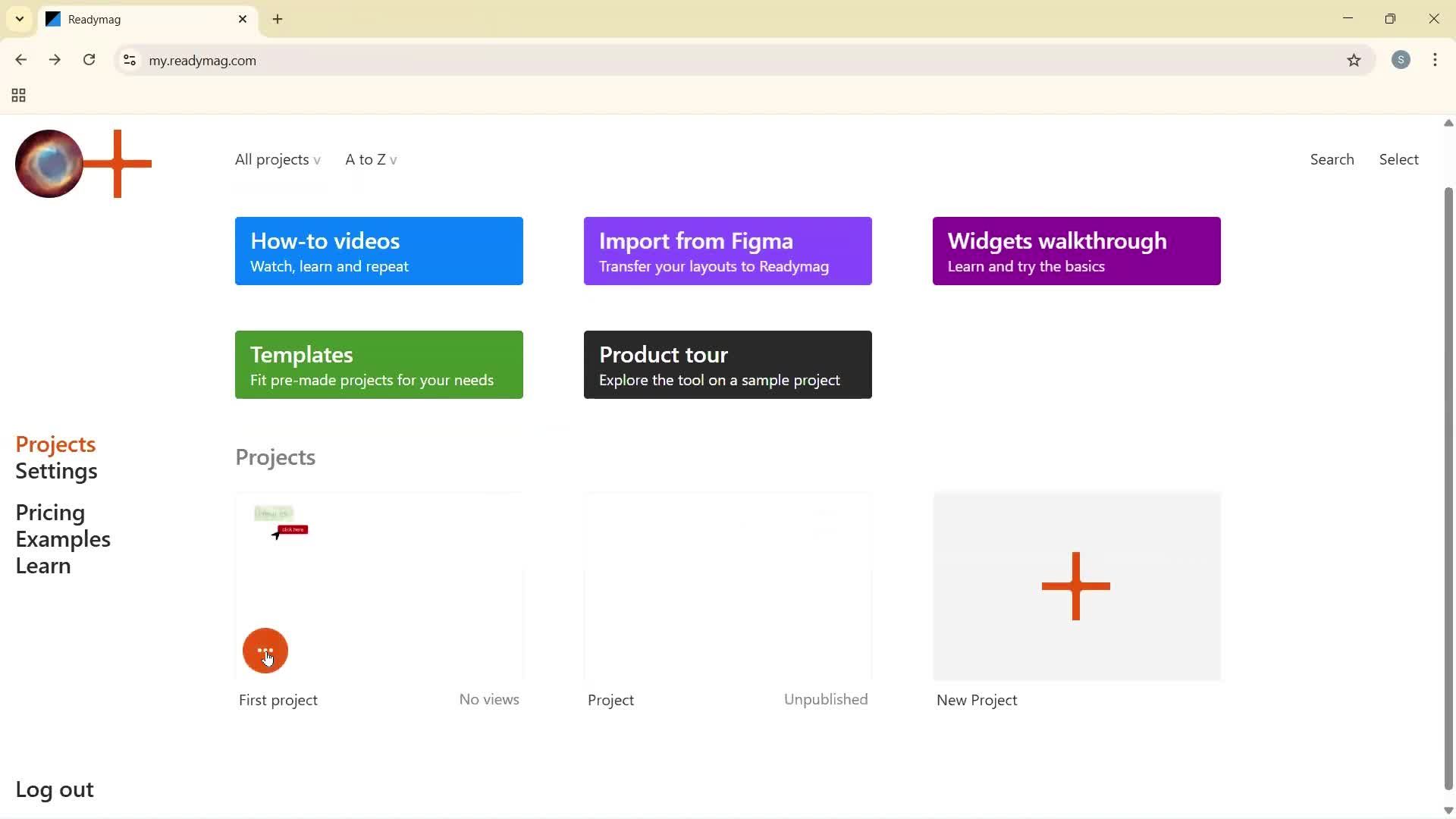 General browsing screenshot