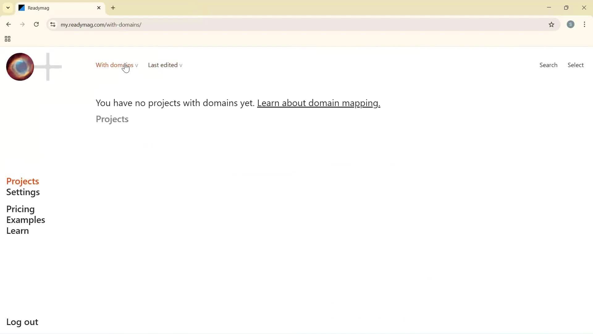 General browsing screenshot