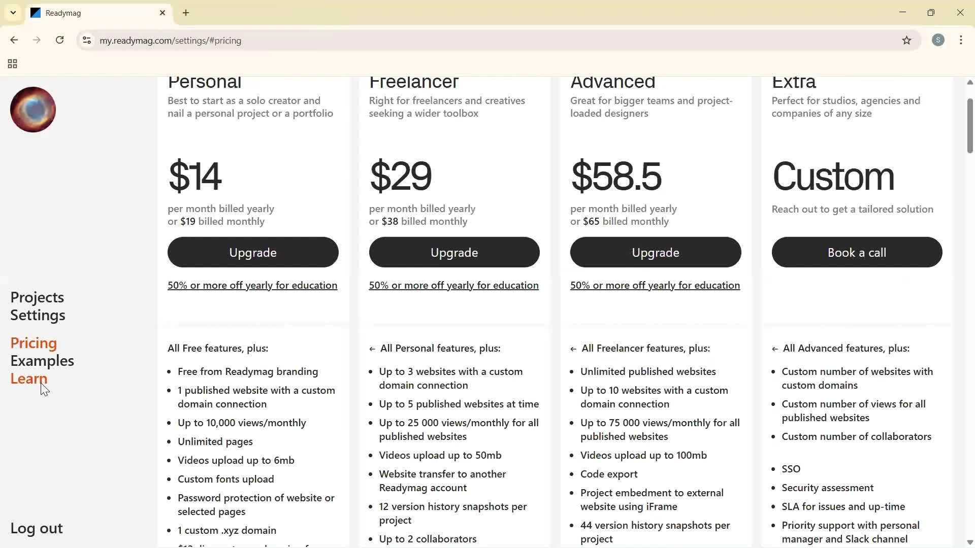 General browsing screenshot