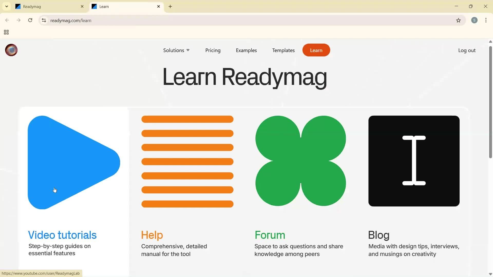General browsing screenshot