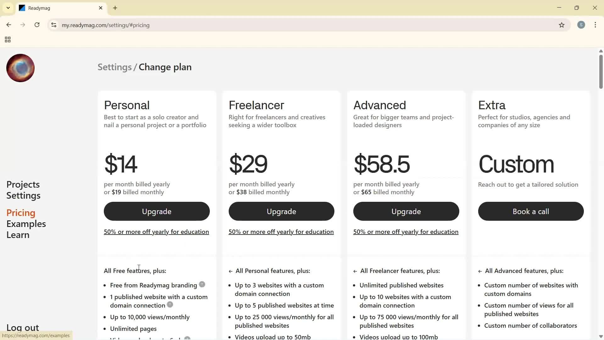 General browsing screenshot