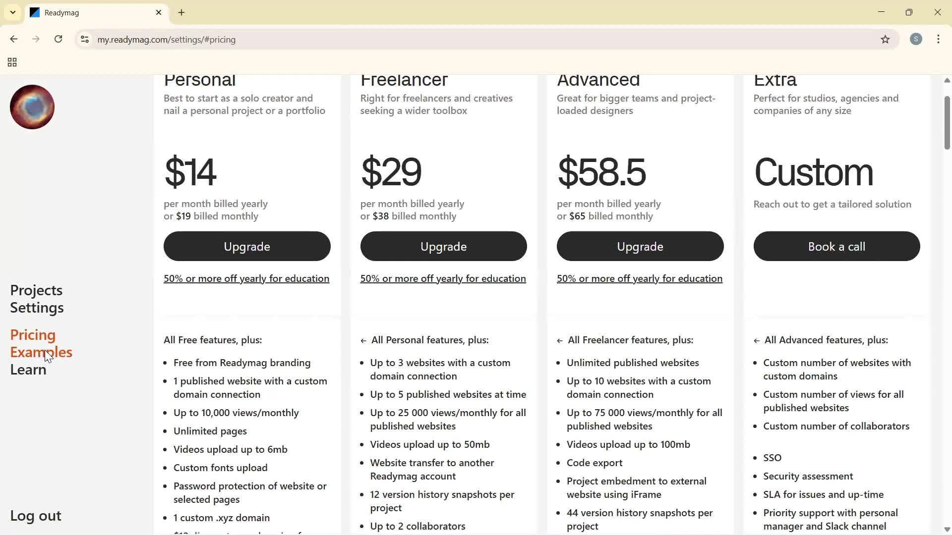 General browsing screenshot