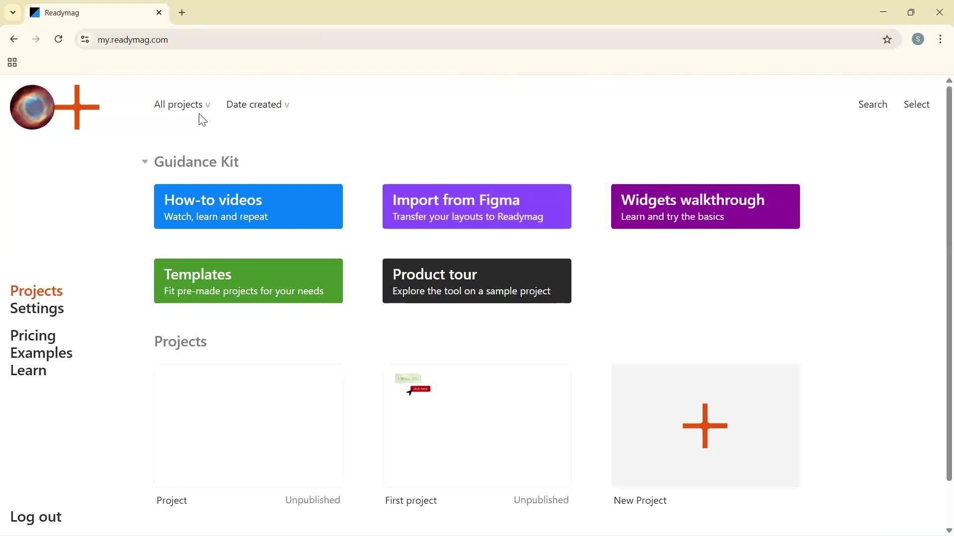 General browsing screenshot