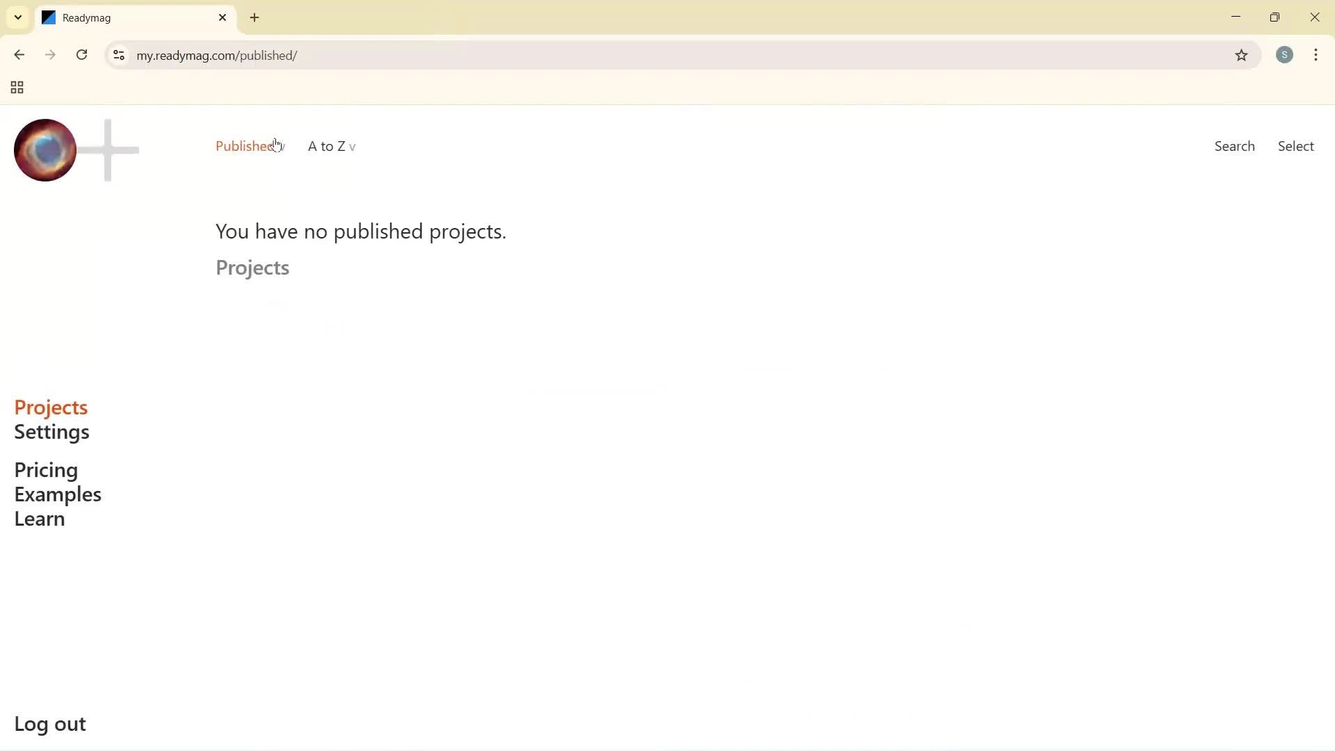 General browsing screenshot