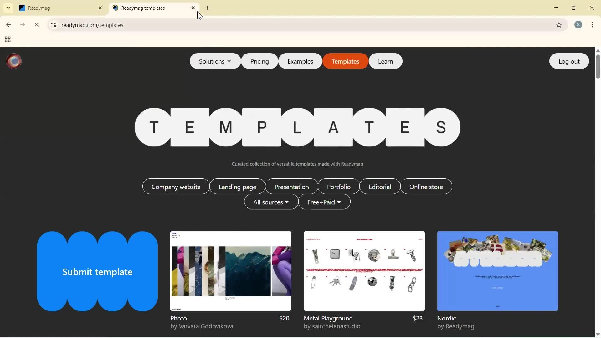 General browsing screenshot