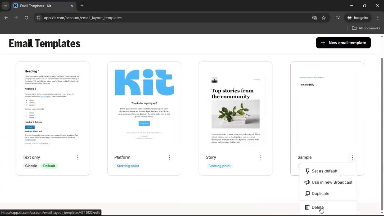 General browsing screenshot