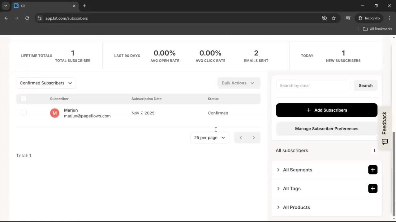 General browsing screenshot