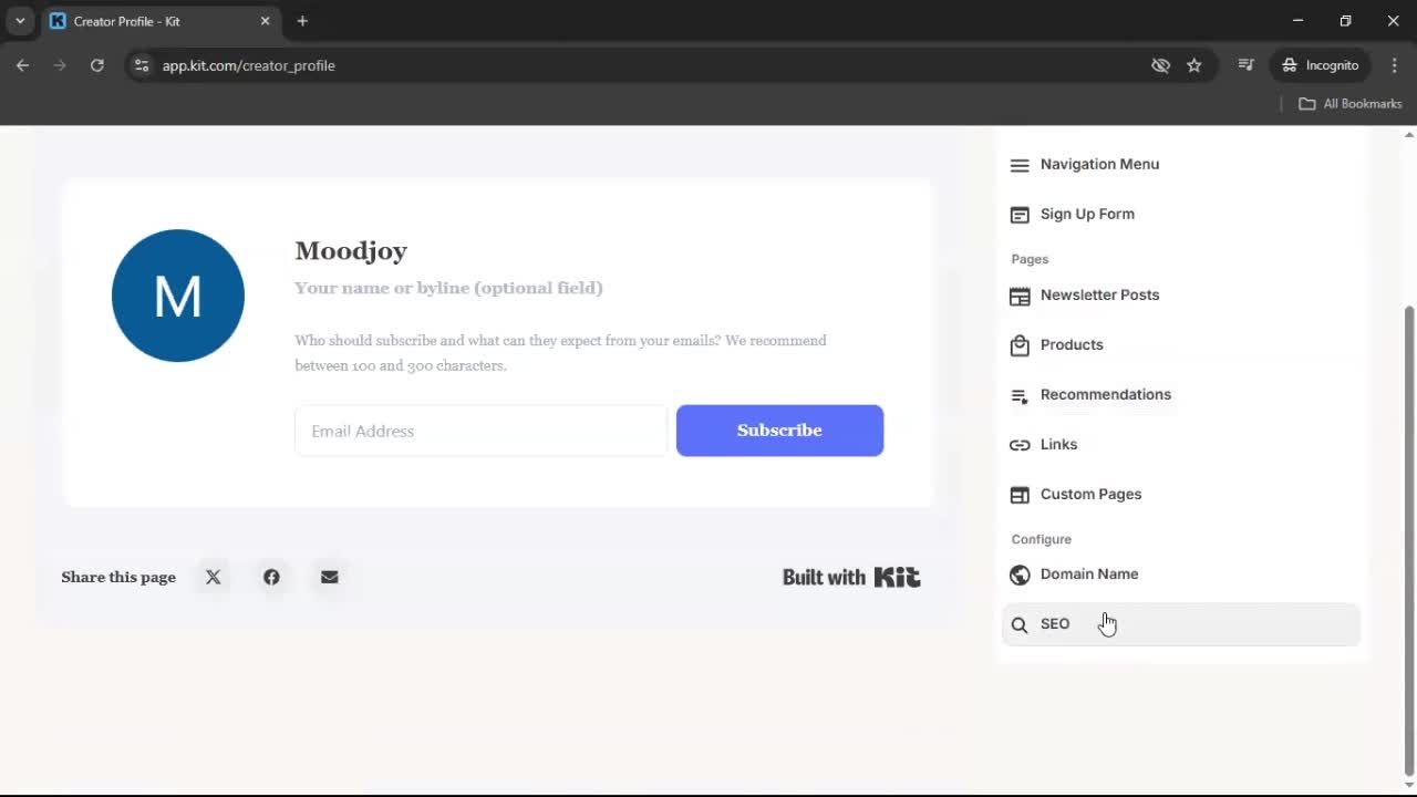 General browsing screenshot