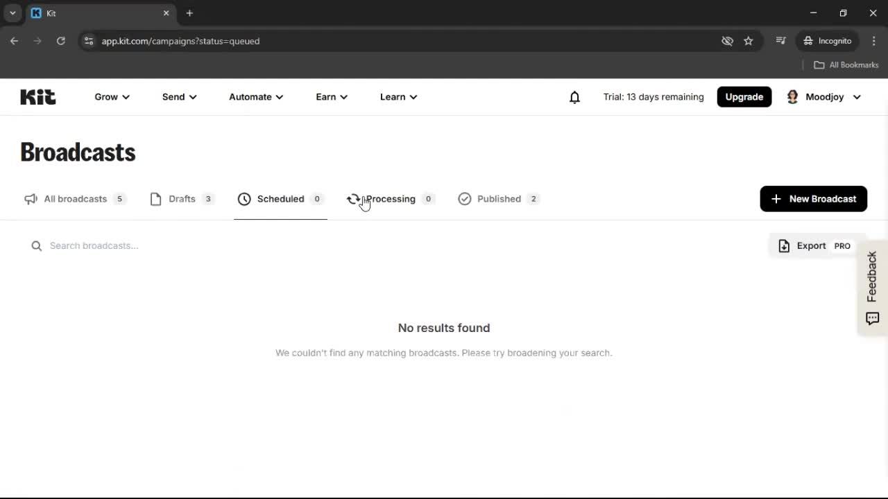 General browsing screenshot