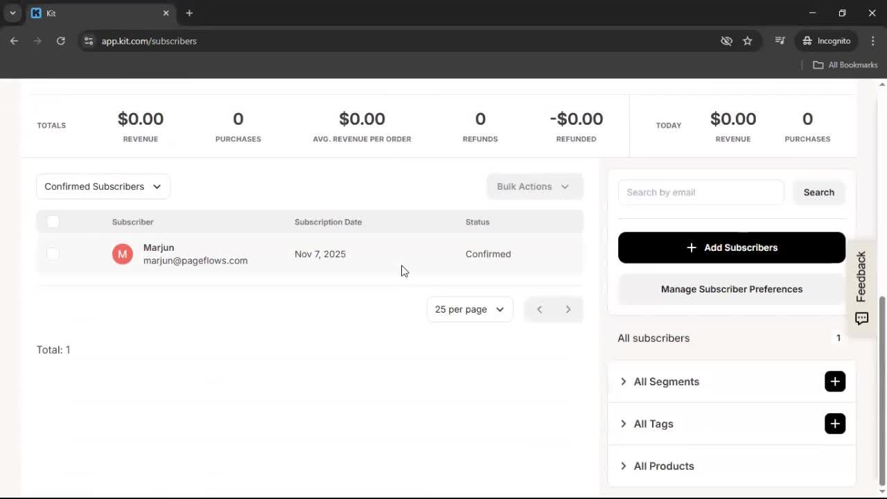General browsing screenshot