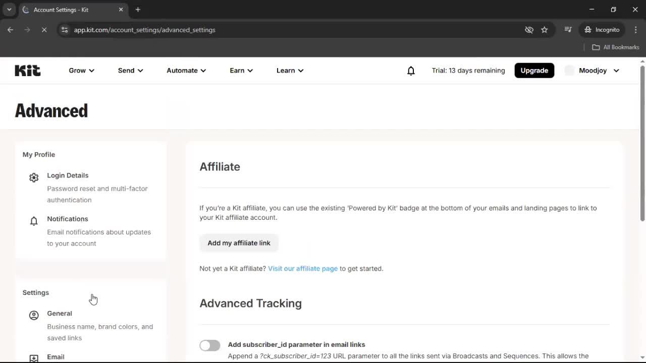 General browsing screenshot