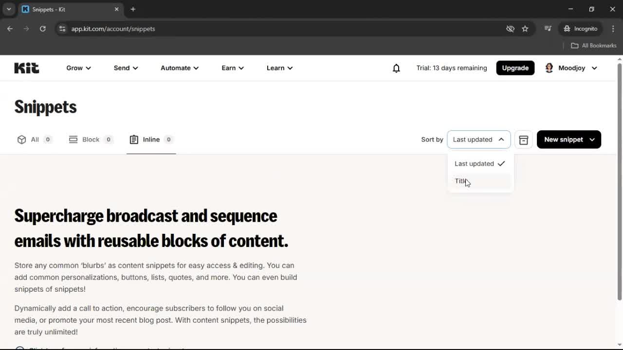 General browsing screenshot