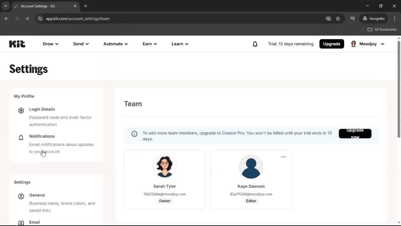 General browsing screenshot