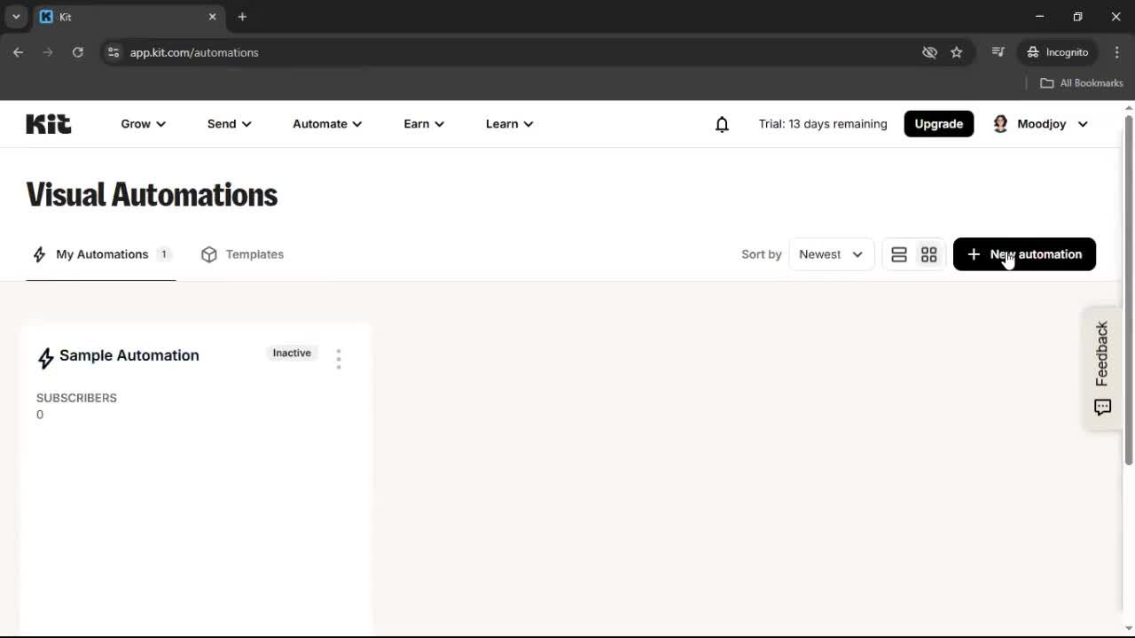 General browsing screenshot