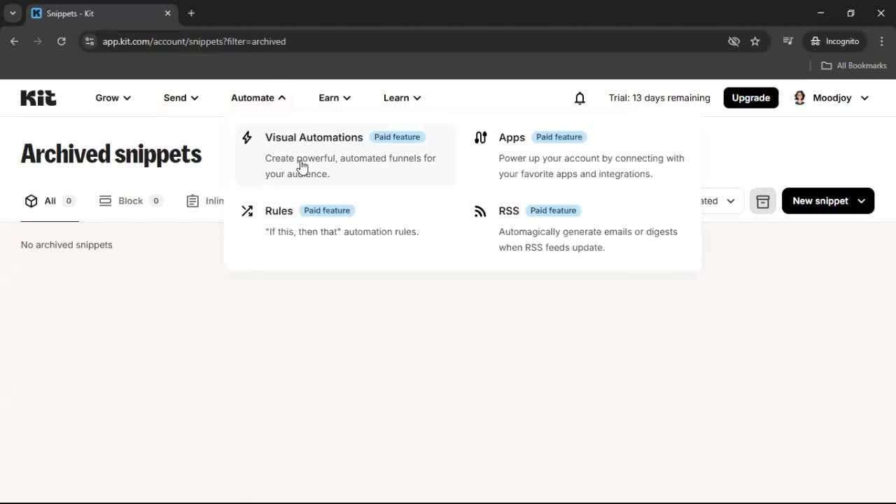 General browsing screenshot