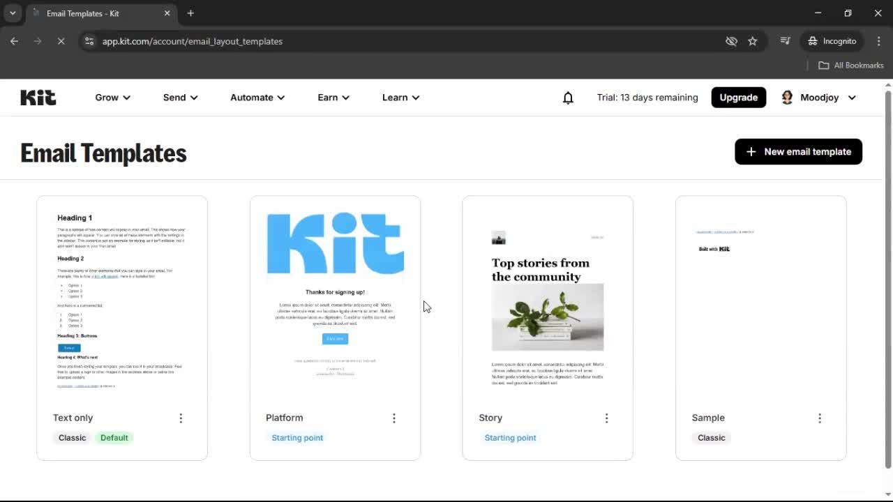 General browsing screenshot