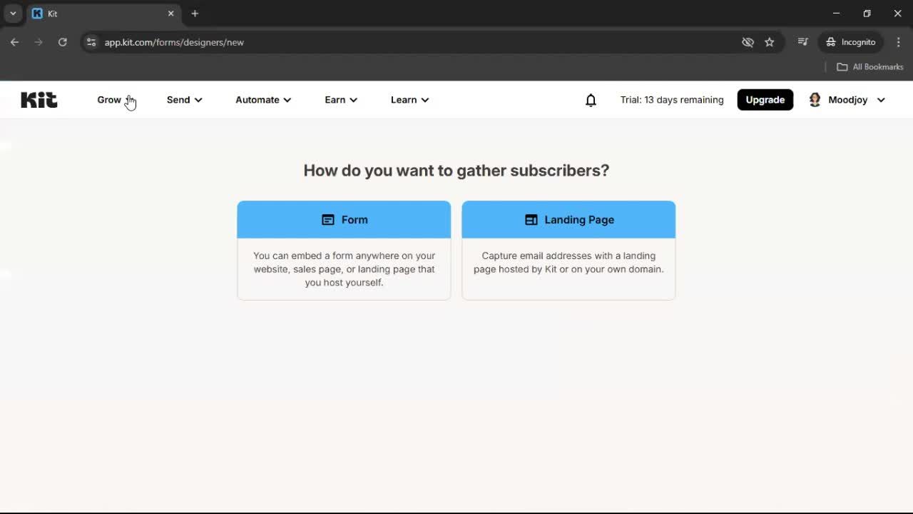 General browsing screenshot