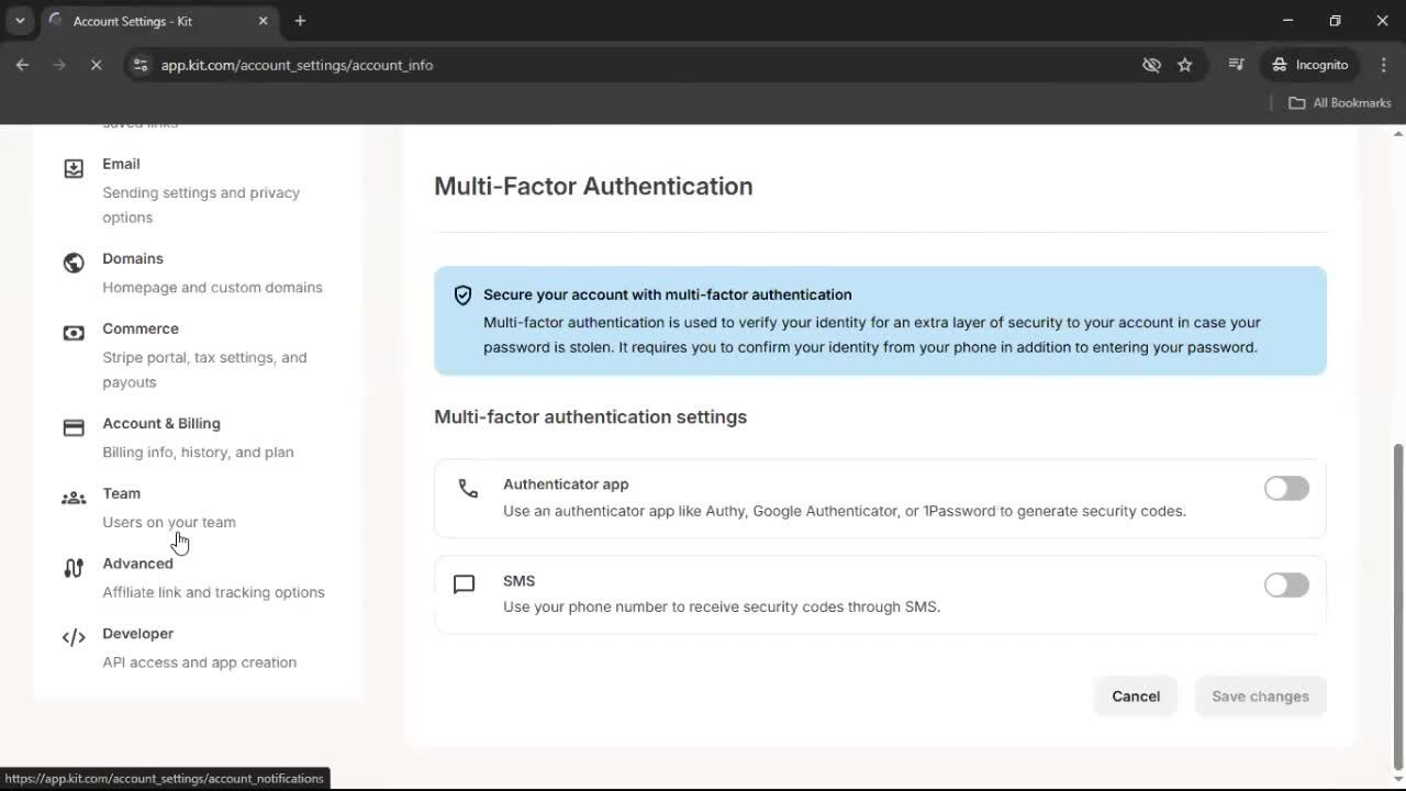 General browsing screenshot