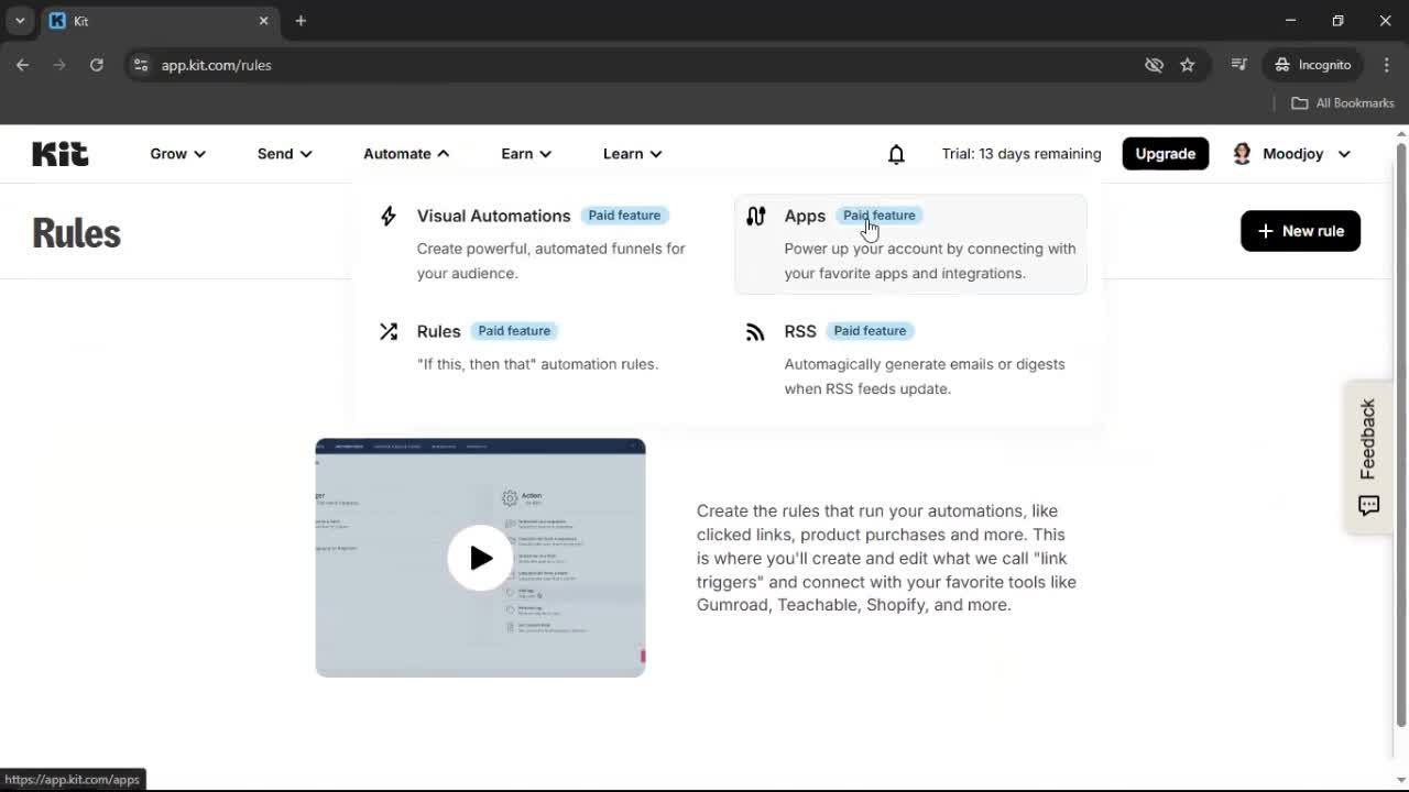General browsing screenshot