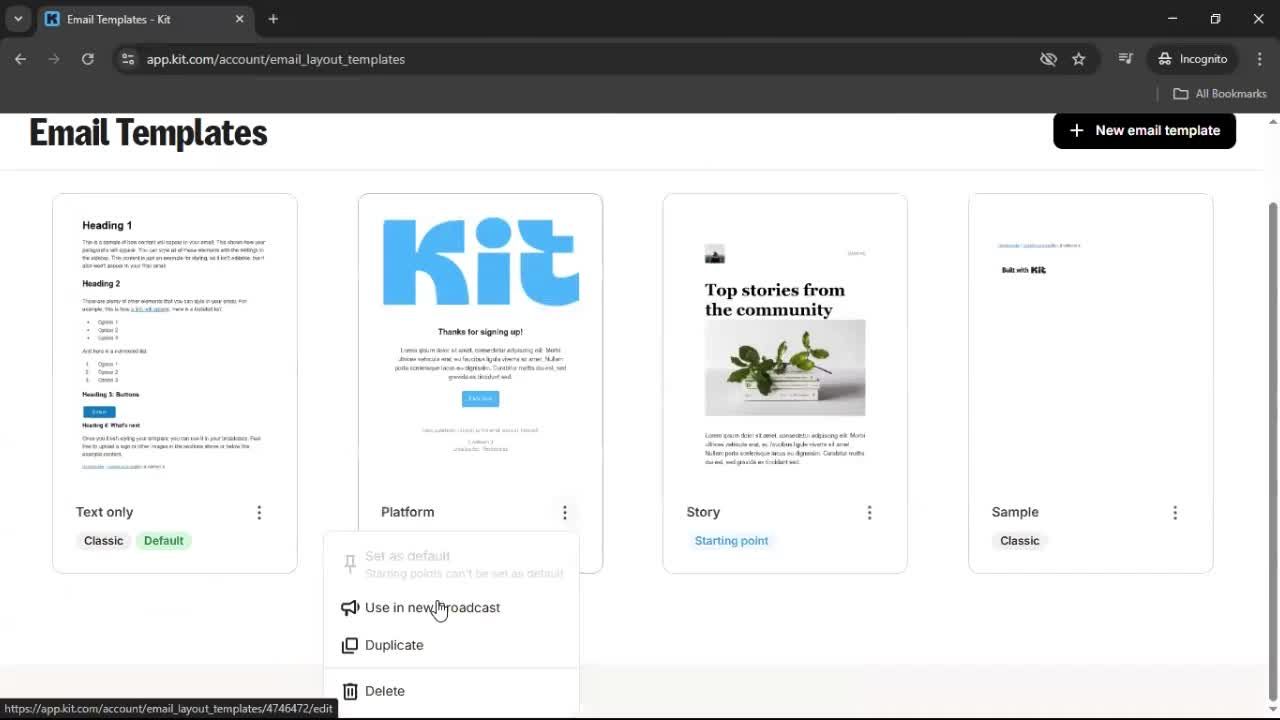 General browsing screenshot