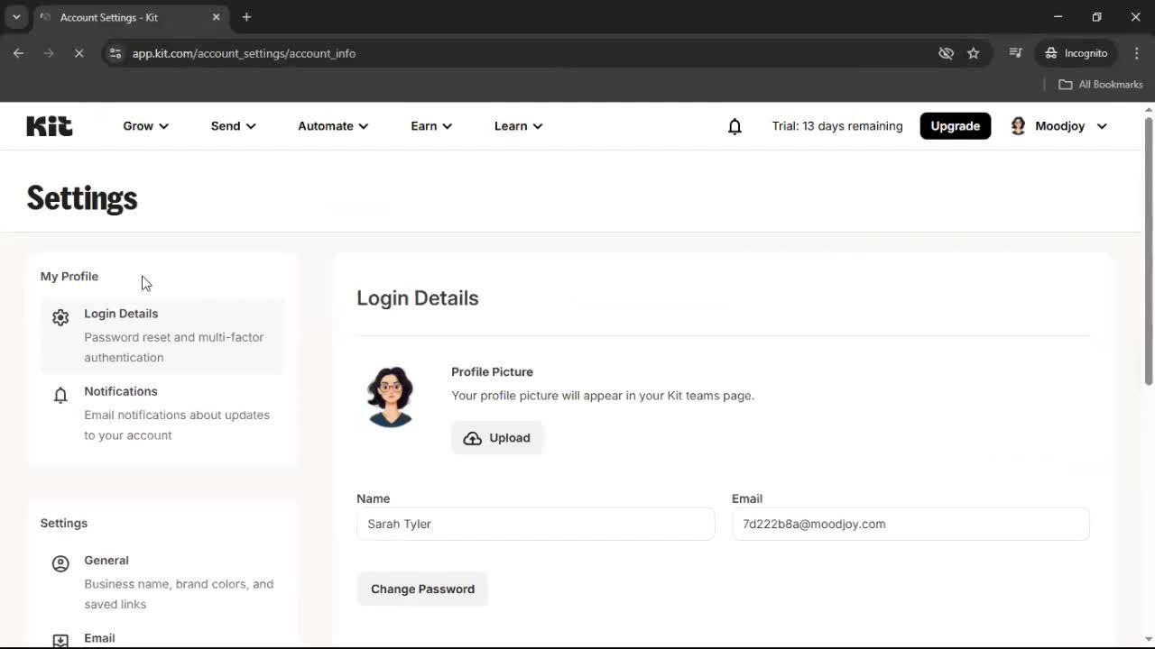 General browsing screenshot