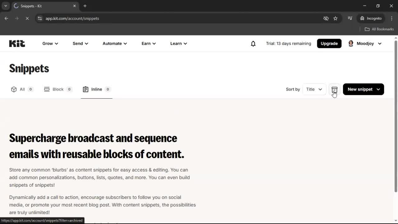 General browsing screenshot