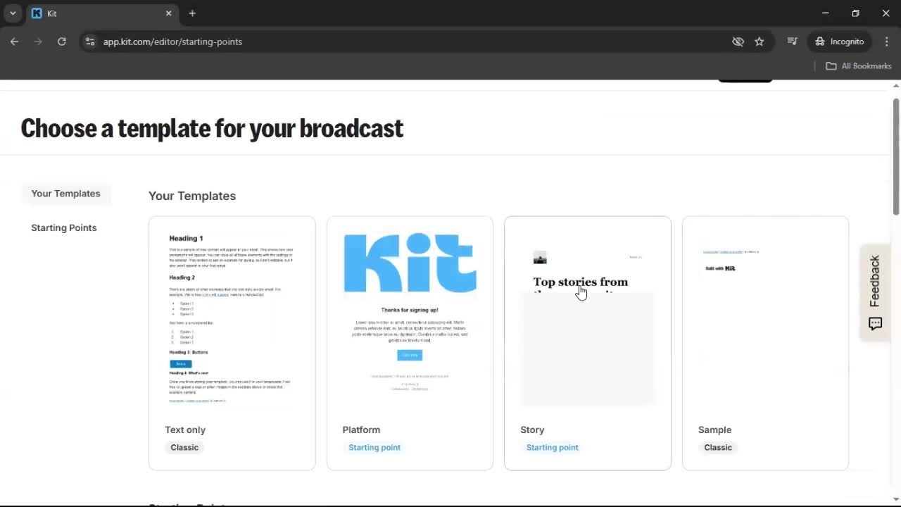 General browsing screenshot