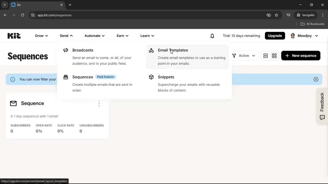 General browsing screenshot