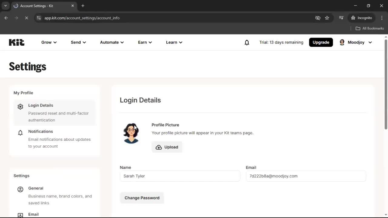 General browsing screenshot