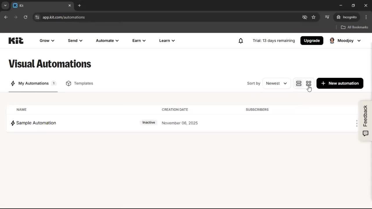 General browsing screenshot