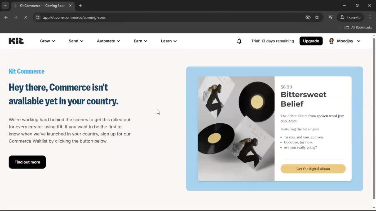 General browsing screenshot