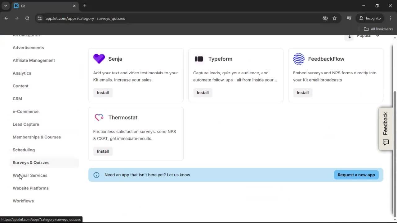 General browsing screenshot