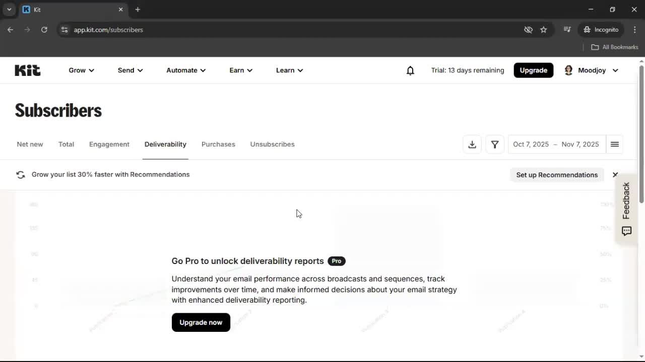 General browsing screenshot