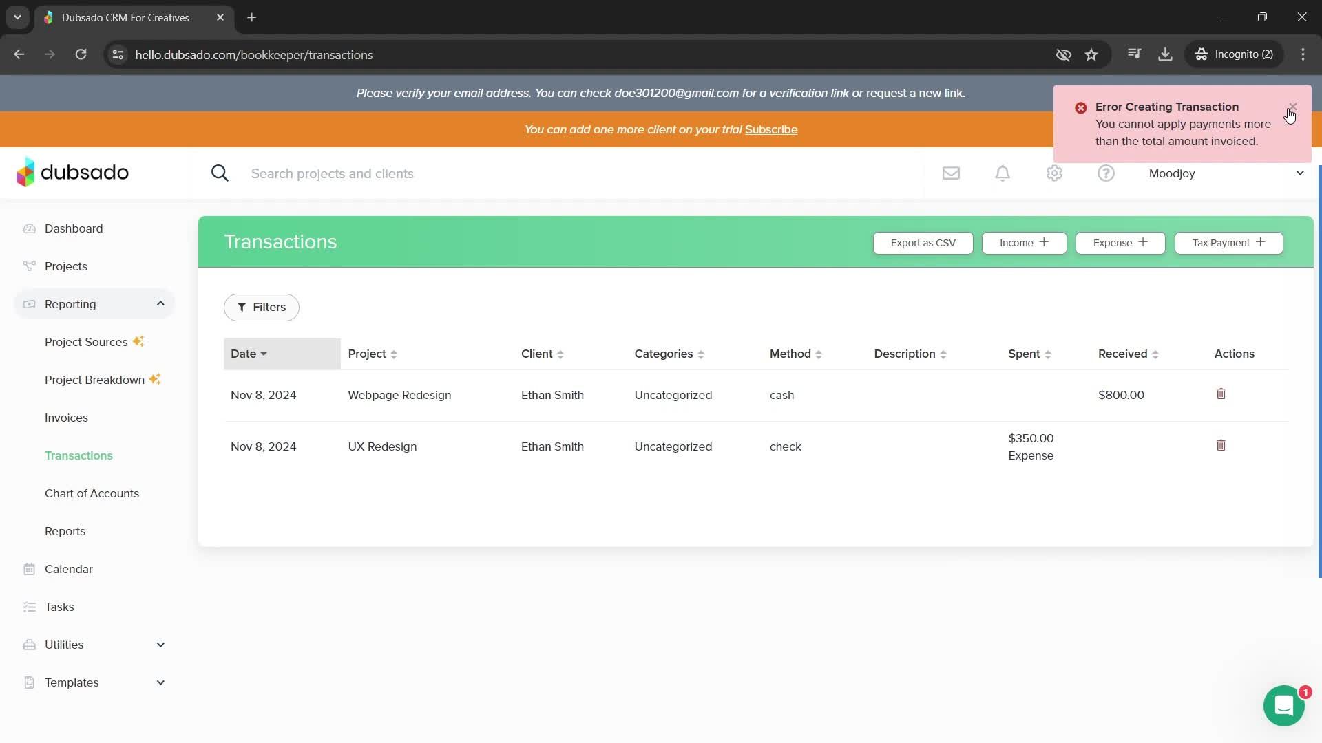 General browsing screenshot