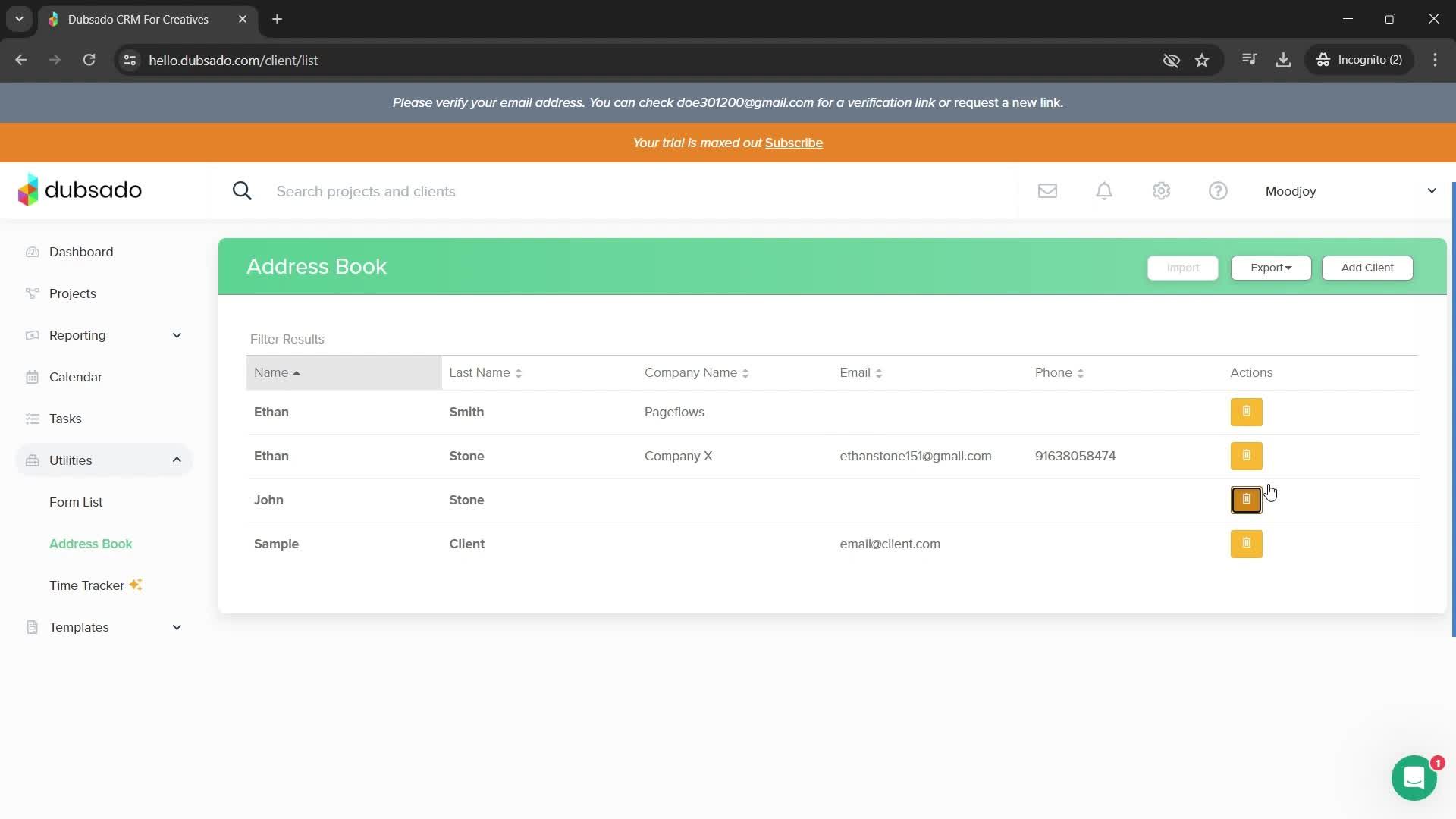 General browsing screenshot