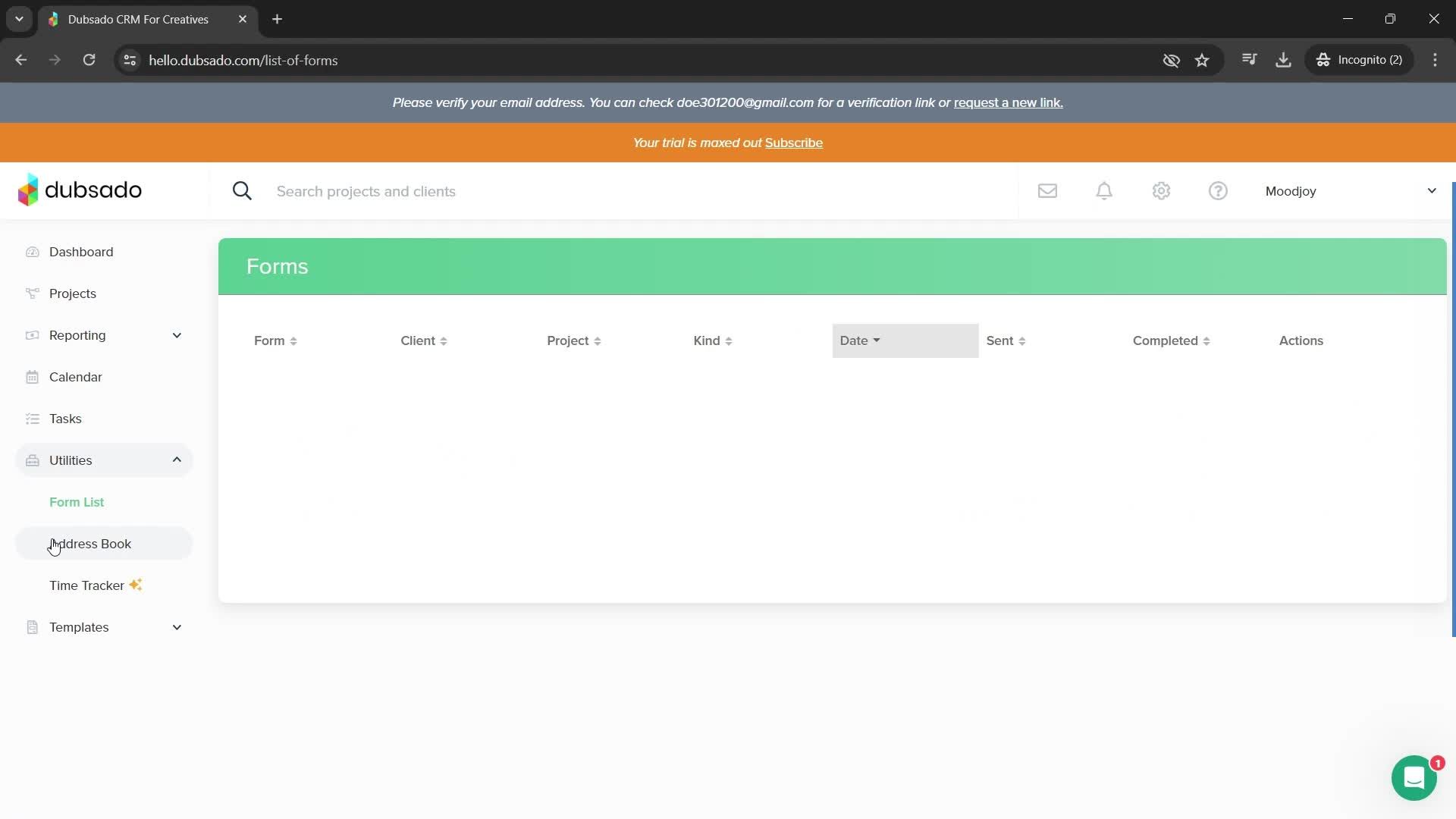 General browsing screenshot