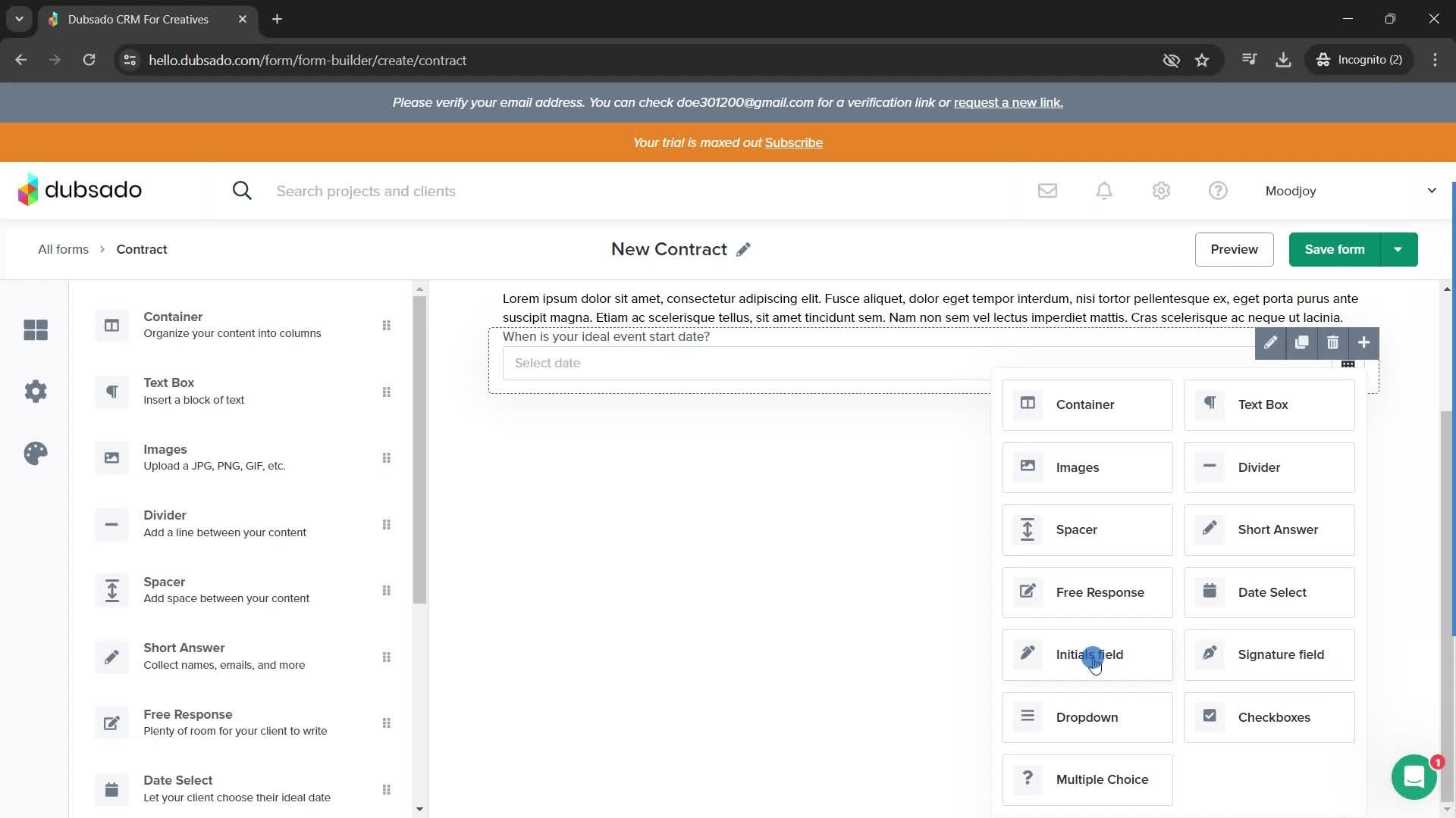General browsing screenshot