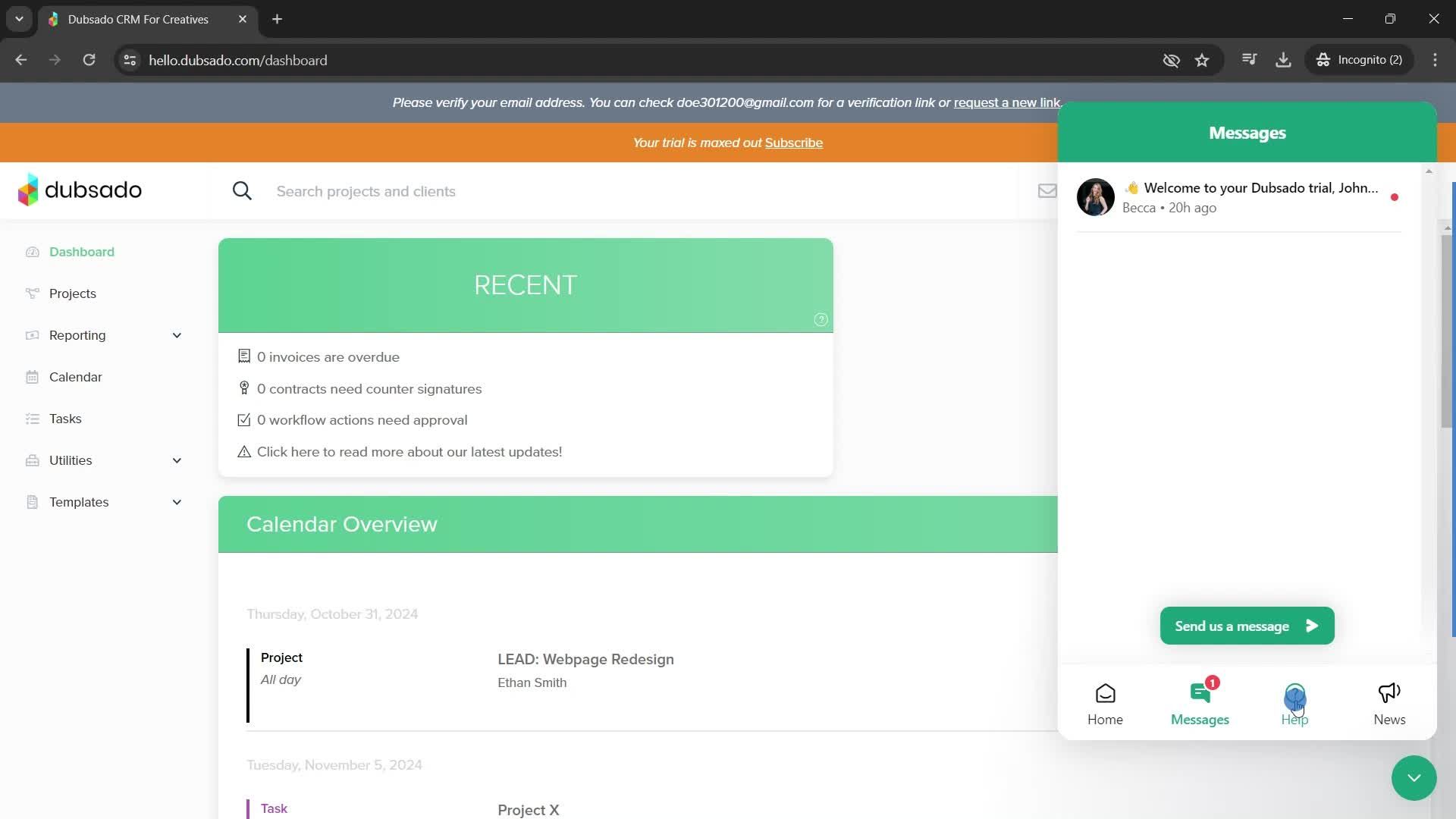General browsing screenshot