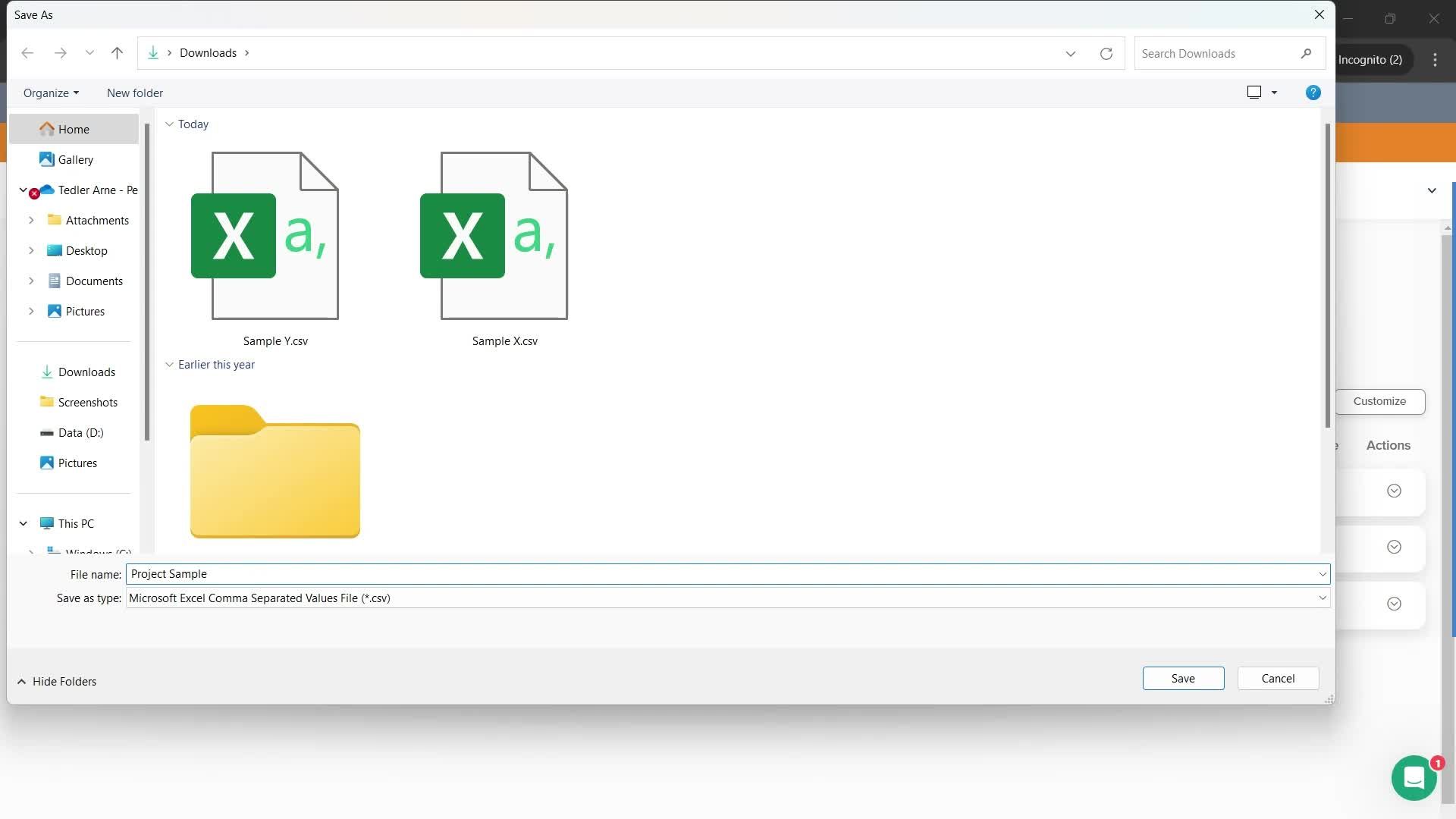 General browsing screenshot