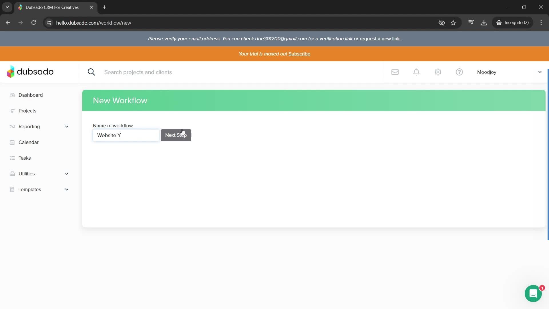 General browsing screenshot