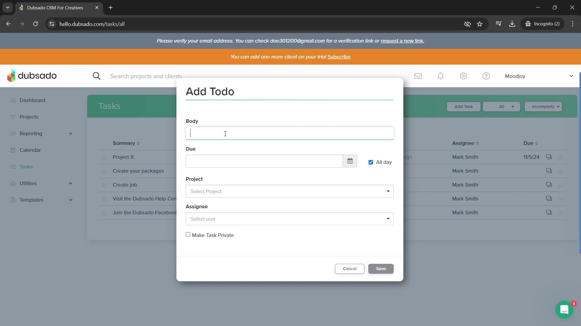 General browsing screenshot