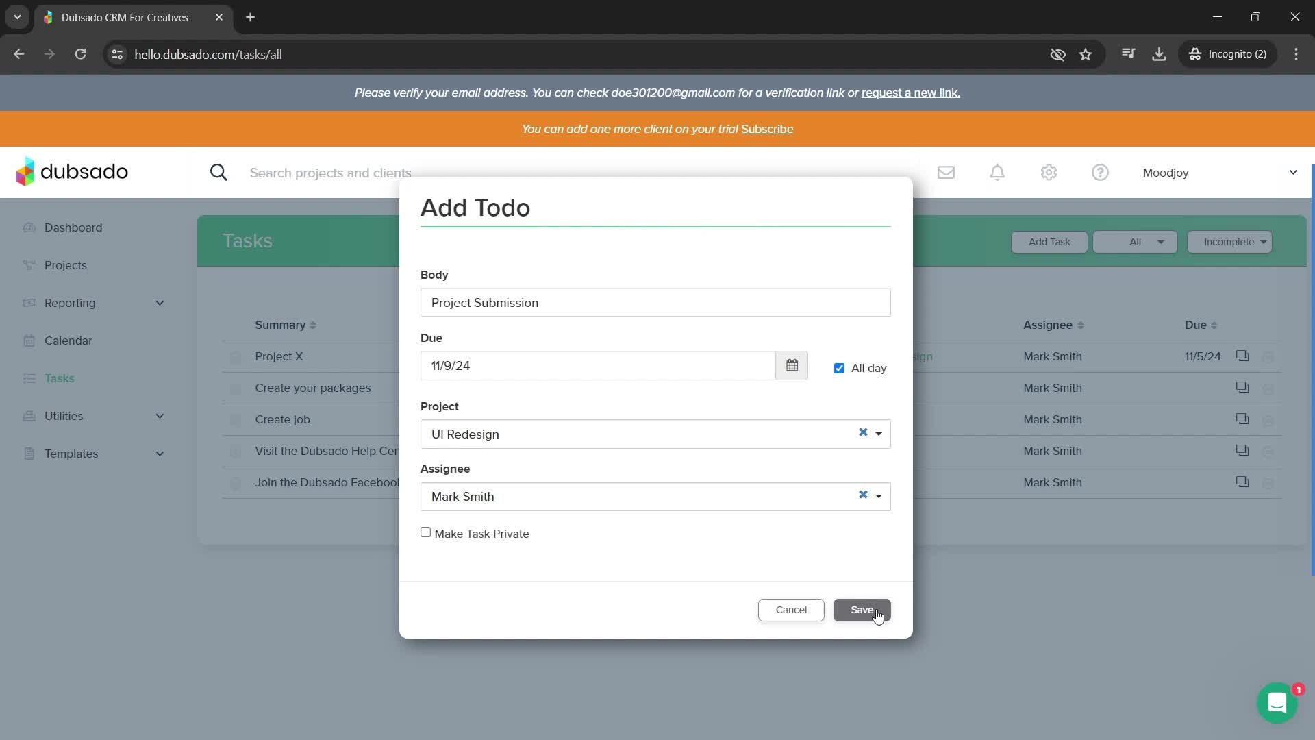 General browsing screenshot