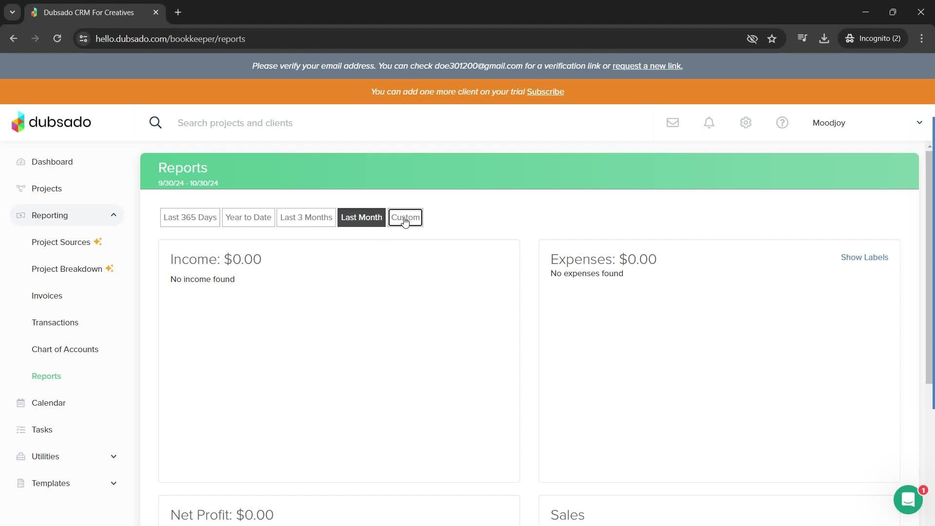 General browsing screenshot