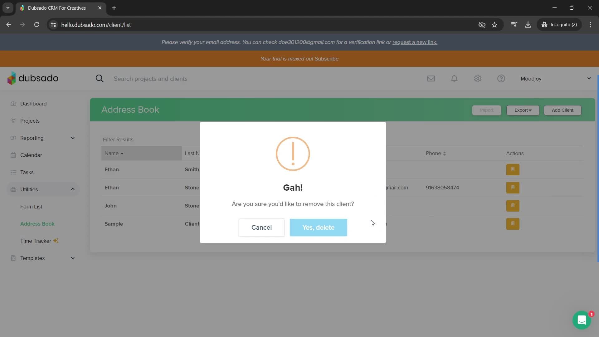 General browsing screenshot