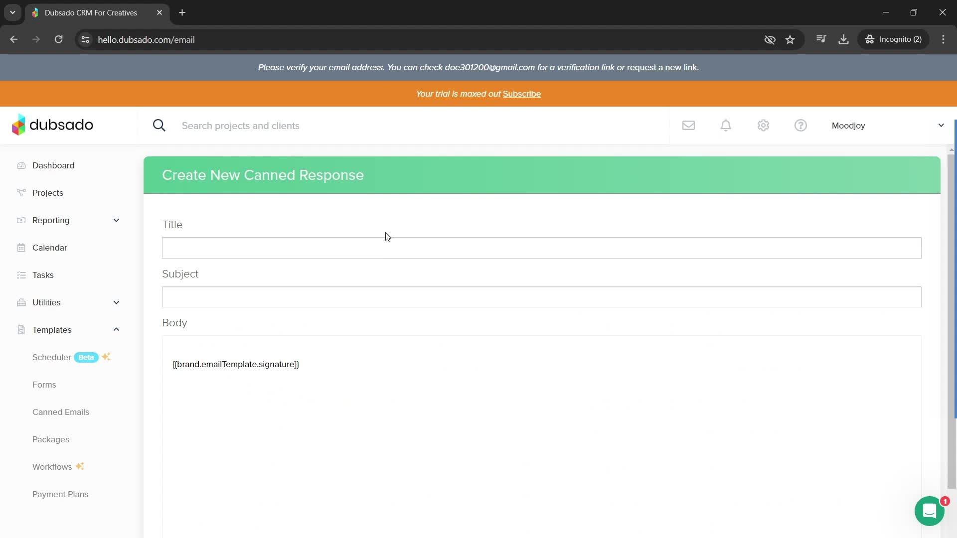 General browsing screenshot