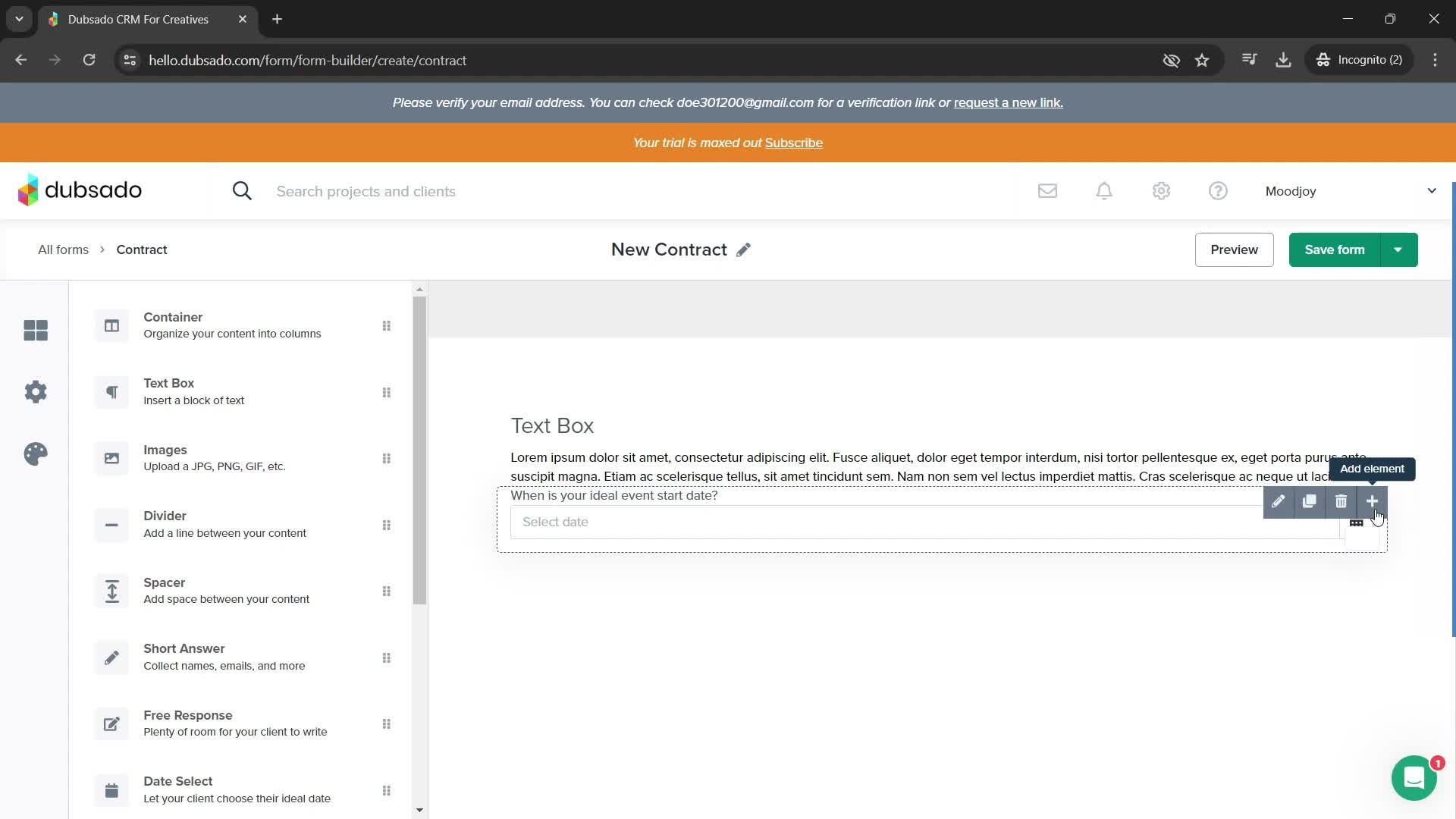 General browsing screenshot