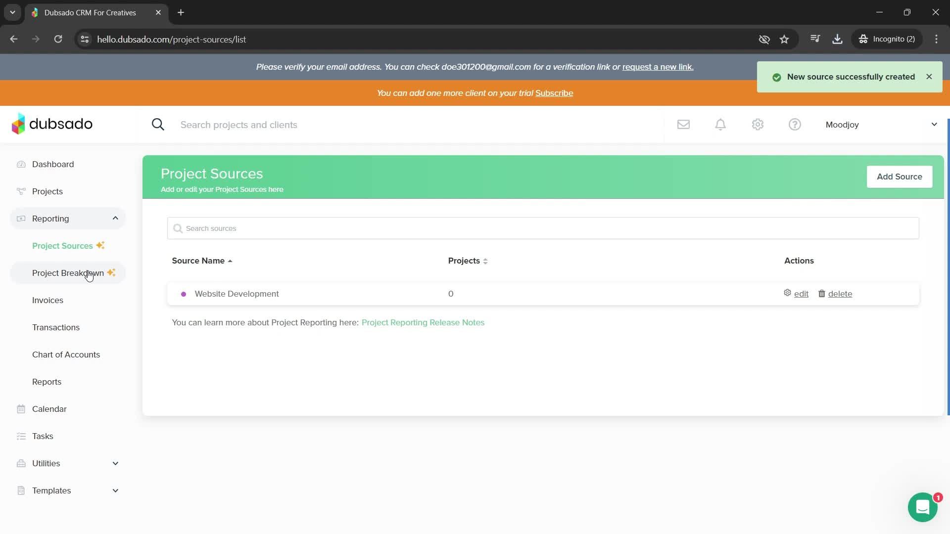 General browsing screenshot