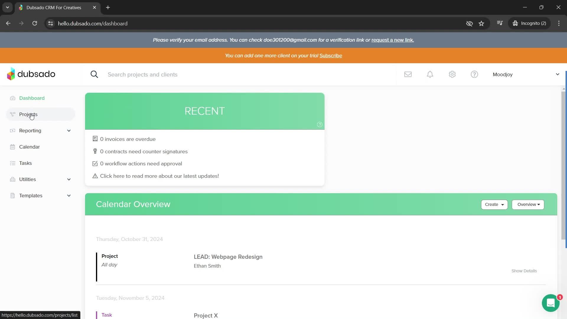 General browsing screenshot